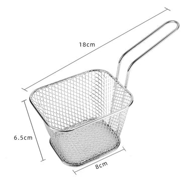 French Fries Basket Portable Stainless Steel Chips