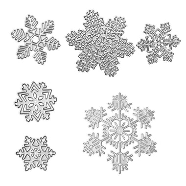 4pcs/set Snowflake Cutting Dies Metal Cutting Dies