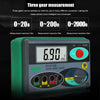 Digital Megger Meter Earth Ground Resistance 0-2000 Ohm Voltage