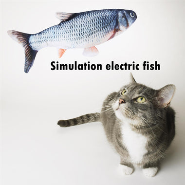 Electric Fish Toy for Cat USB Charging Simulation Fish Toy