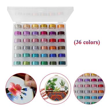 25/36 Color Handmade Embroidery Sewing DIY Craft