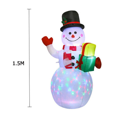 LED Light Inflatable Model Christmas Snowman