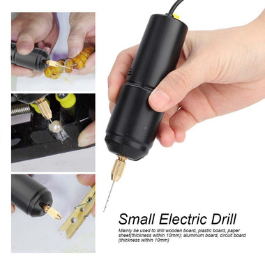 18W Mini USB Electric Hand Drill Portable DC 5V Handheld