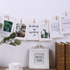 10Pcs DIY Paper Photo Frame with Clips