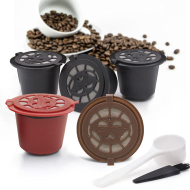 3pcs Refillable Reusable Coffee Capsule