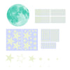 1049pcs Luminous Moon Stars Wall Stickers