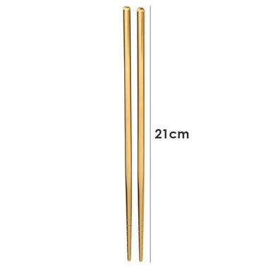 Non-slip Stainless Steel Portable Chopsticks