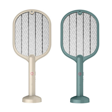 2 in 1 Electric Insect Racket Swatter USB Rechargeable Led Light