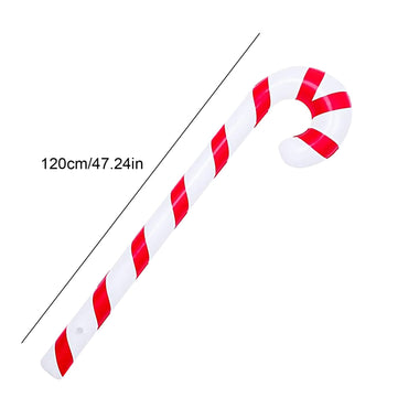 Christmas Inflatable Candy Canes PVC Candy Canes Balloons Costume Party