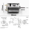 RS-385 12V Brush DC Motor High Speed Micro DC Motor Parts