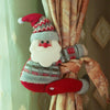 Christmas Curtain Buckle Xmas Santa Claus