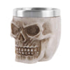 600ml Skull Coffee Mug Retro Horn Skull Resin Beer Mug