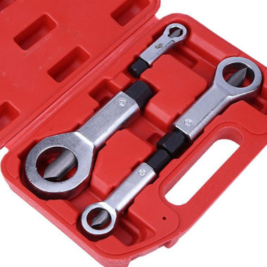 9-27mm Nut Splitter Cracker Remover Extractor Cutter Set Repair Tools Kit