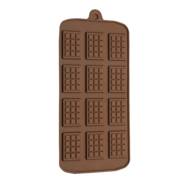 12 Even Chocolate Mold Silicone Non-stick Waffles