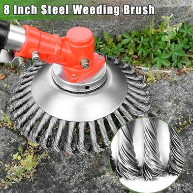 6/8inch Steel Wire Trimmer Head Grass Brush Cutter