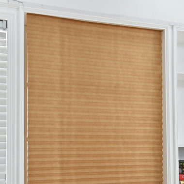 Pleated Blinds Curtains Self-Adhesive Semi-Blackout Windows Kitchen