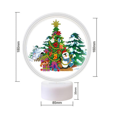 5D LED Diamond Painting Light DIY Special Shape Drill Christmas Decorations