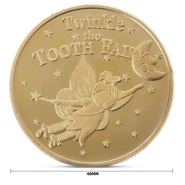 Gold Plated Commemorative Coin Tooth Fairy Coin