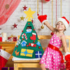 Mini DIY Christmas Tree Felt Cloth Kids
