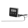 Electronic Digital LCD Food Thermometer Probe BBQ Meat Water Oil