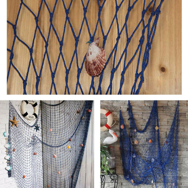Creative Decorative Nautical Fishing Net Seaside Wall Beach Party  Decorations