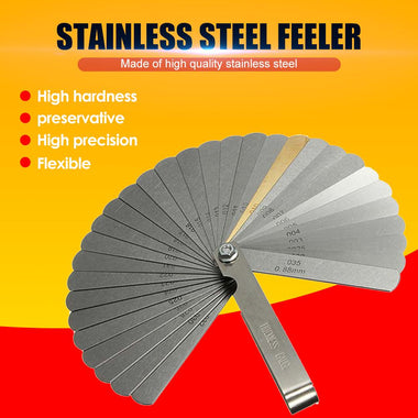 32 Blades Combination Feeler Gauge Stainless Steel