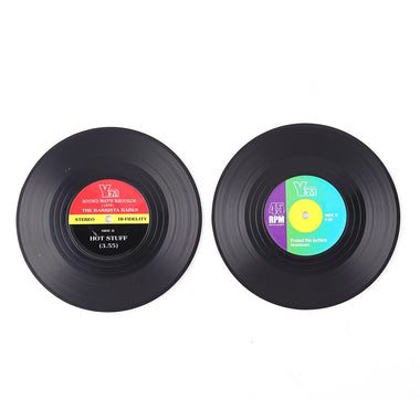 Non-Slip Retro Vinyl Record Table Coasters Milk Coffee Mug