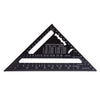 Wood Working Ruler 7 inch Aluminum Alloy Triangle Angle