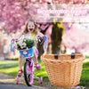 Children Adult Retro Bicycle Rattan Basket