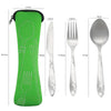 Stainless Steel Cutlery Set Portable Spoon Fork Knife