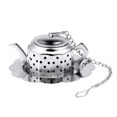 Stainless Steel Teapot Tea Infuser Spice Drink Strainer