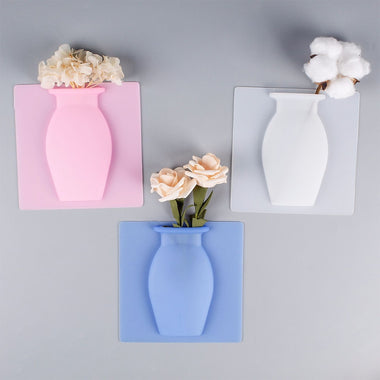 Portable Silicone Vase Home Office Bathroom Bedroom Decoration