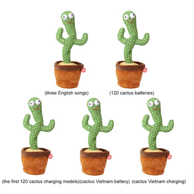 Dancing Cactus Toys Speak Electronic Plush Toys