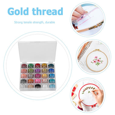 25/36 Color Handmade Embroidery Sewing DIY Craft