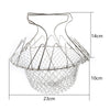 Foldable Fry Basket 304 Stainless Steel Multi-Function