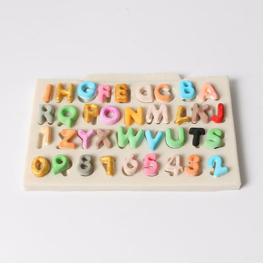 Letters Molds Silicone Fondant Cake Mold