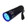 Mini UV ULTRA VIOLET 9 LED Flashlight Torch