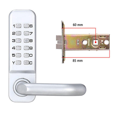 Mechanical Digital Push Button Door Lock Keyless Keypad