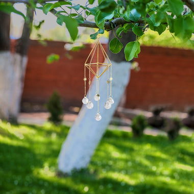 Hanging Prism Rack Ball Light Catcher Crystal Outdoor Garden