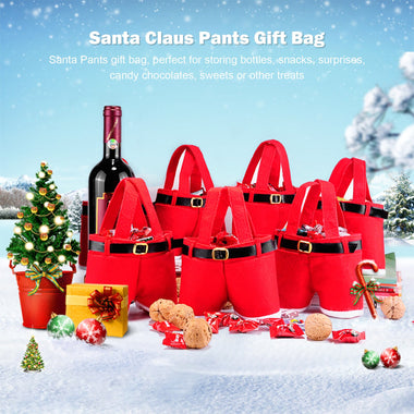 Merry Christmas Santa Claus Suspender Trousers