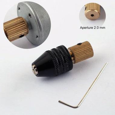 7pcs/set Brass Dremel Collet For Mini Rotary Electric Motor