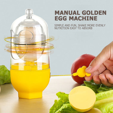 Hand Powered Golden Egg Maker Inside Mixer Kitchen