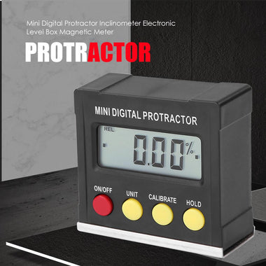 360 Degree Mini Digital Protractor Inclinometer Electronic Level Box
