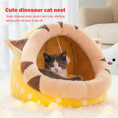 Cat House Ear-shaped Washable Fleece Beds