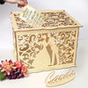 Creative DIY Hollow Wooden Greeting Card Box