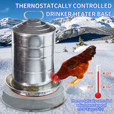 Water Heater Base Poultry Waterer Drinker Heated Base