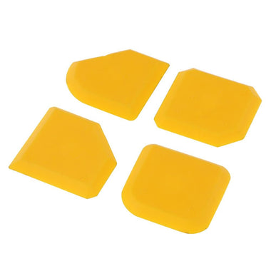 4pcs Silicone Glass Cement Scraper Sealant Grout Hand Tool