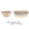 Rattan Bread Proofing Basket Natural Oval