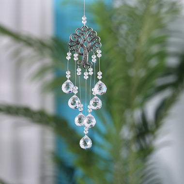 Crystal Seven Pearl Hanging Pendant Home Garden Car Decoration