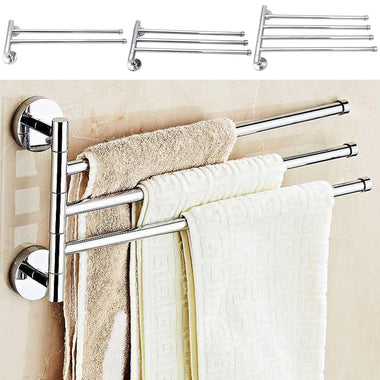 Bathroom Towel Rack Rotating Towel Holder